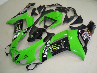 Buy 2007-2008 Monster Green Kawasaki ZX6R Motorcycle Replacement Fairings Canada