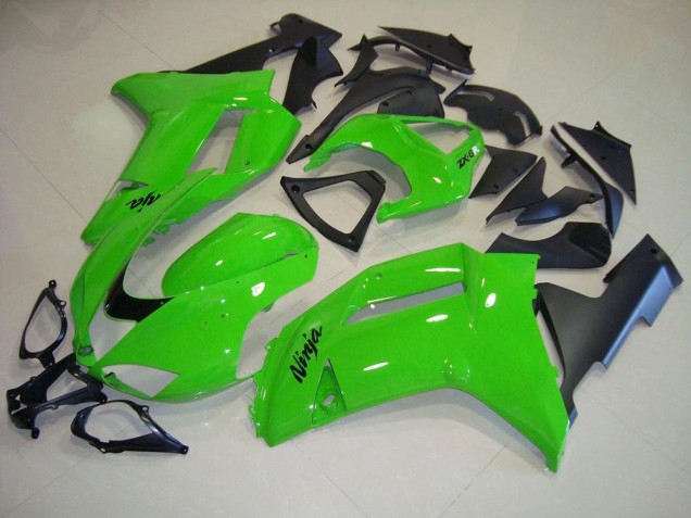 Buy 2007-2008 Green Matte Black Kawasaki ZX6R Motorcycle Fairing Canada Buy 2007-2008 Green Matte Black Kawasaki ZX6R Motorcycle Fairing Canada