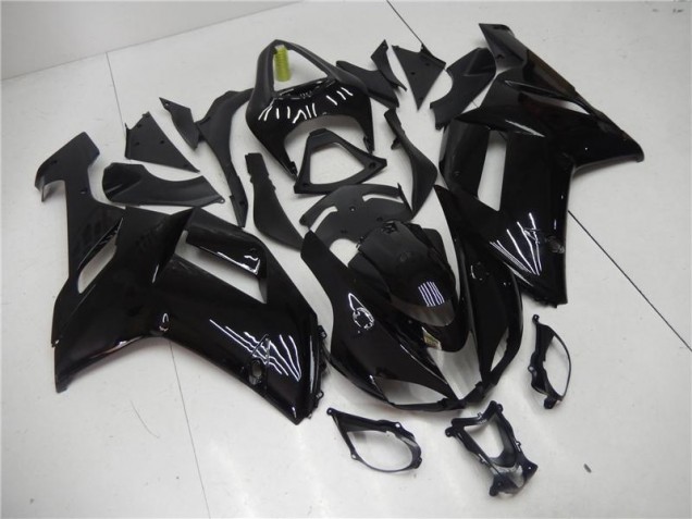 Buy 2007-2008 Glossy Black Kawasaki ZX6R Motorcycle Bodywork Canada
