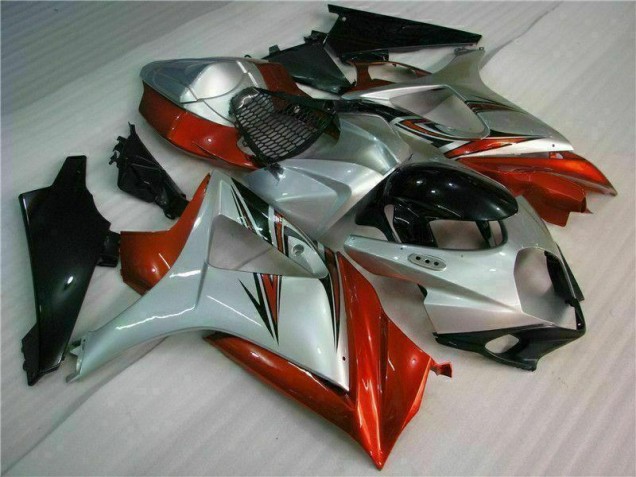Buy 2007-2008 Brown Silver Suzuki GSXR 1000 K7 Motorbike Fairings Canada