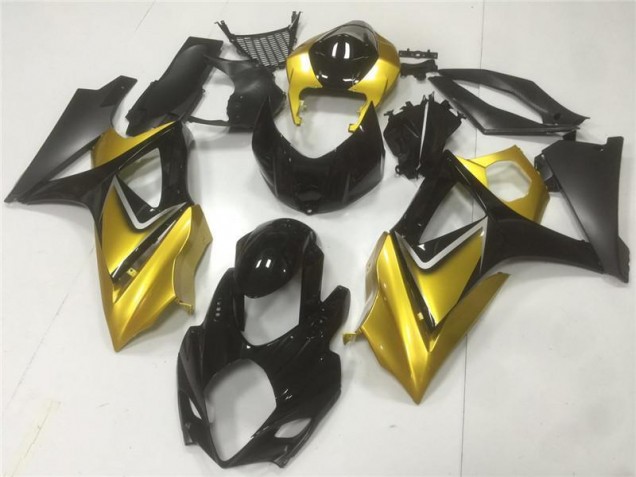 Buy 2007-2008 Gold Black Suzuki GSXR 1000 K7 Motorbike Fairing Canada