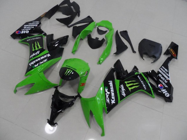 Buy 2008-2010 Green and Black Monster Kawasaki ZX10R Motorbike Fairing Canada Buy 2008-2010 Green and Black Monster Kawasaki ZX10R Motorbike Fairing Canada