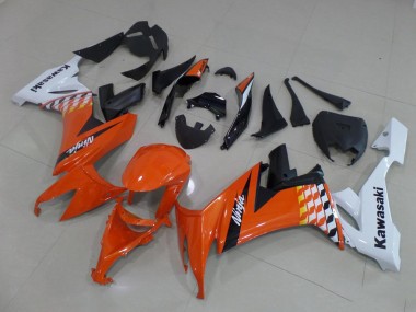 Buy 2008-2010 Orange and White Kawasaki ZX10R Motorcycle Bodywork Canada