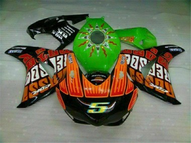 Buy 2008-2011 Green Orange Honda CBR1000RR Motorcycle Fairings Kits Canada