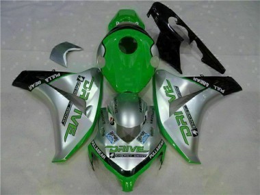 Buy 2008-2011 Green Silver Honda CBR1000RR Moto Fairings Canada
