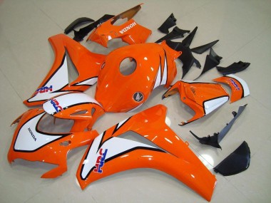 Buy 2008-2011 Sunset Orange HRC Honda CBR1000RR Motorcycle Fairings Kit Canada