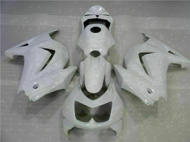 Buy 2008-2012 White Kawasaki EX250 Motorcycle Replacement Fairings Canada Buy 2008-2012 White Kawasaki EX250 Motorcycle Replacement Fairings Canada