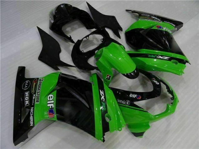 Buy 2008-2012 Black Green Kawasaki EX250 Motorcylce Fairings Canada Buy 2008-2012 Black Green Kawasaki EX250 Motorcylce Fairings Canada