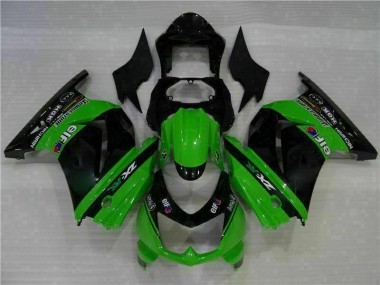 Buy 2008-2012 Black Green Kawasaki EX250 Motorcylce Fairings Canada