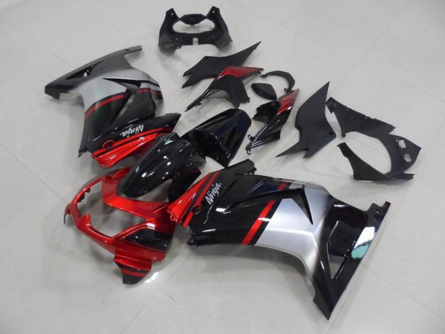 Buy 2008-2012 Candy Red Black Silver Kawasaki ZX250R Motorcycle Fairing Canada Buy 2008-2012 Candy Red Black Silver Kawasaki ZX250R Motorcycle Fairing Canada