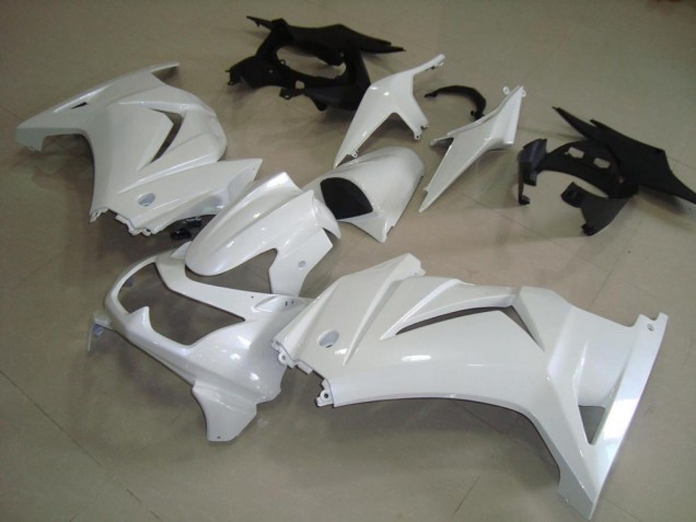 Buy 2008-2012 Pearl White Kawasaki ZX250R Motorcycle Fairings Kits Canada Buy 2008-2012 Pearl White Kawasaki ZX250R Motorcycle Fairings Kits Canada