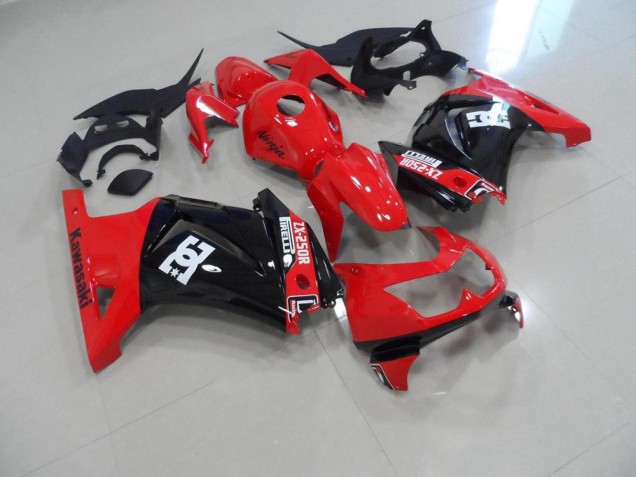 Buy 2008-2012 Red Black Kawasaki ZX250R Replacement Fairings Canada