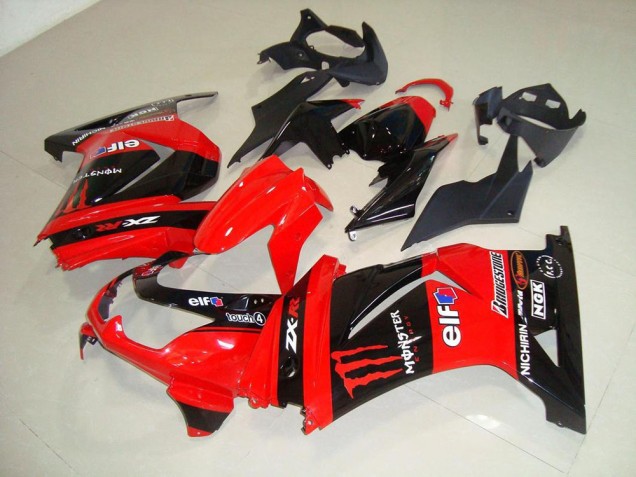 Buy 2008-2012 Red Monster Kawasaki ZX250R Motor Fairings Canada