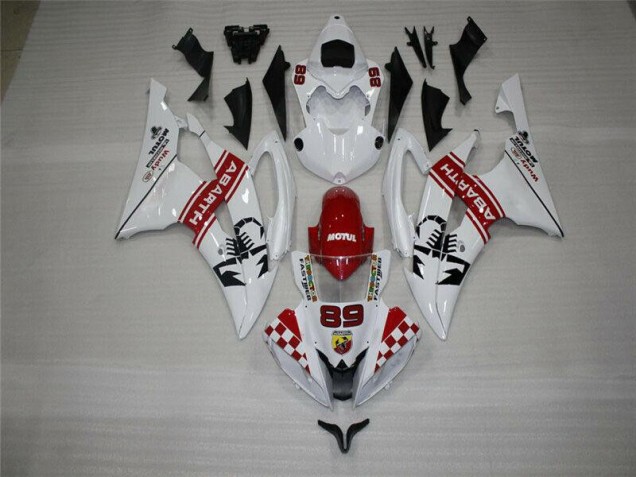 Buy 2008-2016 White Yamaha YZF R6 Motorbike Fairings Canada