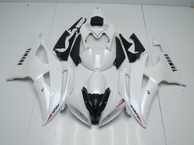 Buy 2008-2016 Pearl White and Red Sticker Yamaha YZF R6 Motorcycle Fairings Kits Canada