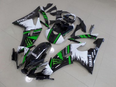 Buy 2008-2016 Special White Green Monster Yamaha YZF R6 Motorbike Fairing Kits Canada