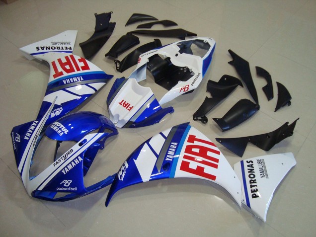 Buy 2009-2011 Blue White Fiat Yamaha YZF R1 Replacement Motorcycle Fairings Canada