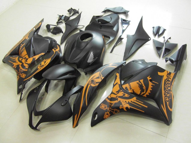 Buy 2009-2012 Matte Black Orange Sticker Honda CBR600RR Motorcycle Fairings Canada