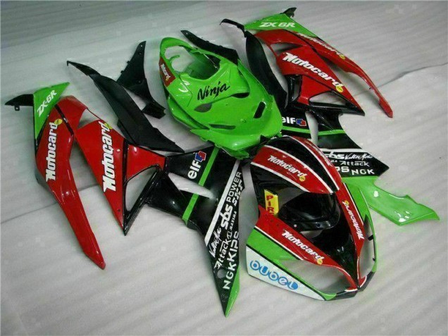 Buy 2009-2012 Black Red Green Motorcard Kawasaki ZX6R Motor Fairings Canada Buy 2009-2012 Black Red Green Motorcard Kawasaki ZX6R Motor Fairings Canada