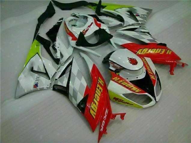 Buy 2009-2012 White Red H. Energy Kawasaki ZX6R Motorcycle Fairings Kit Canada Buy 2009-2012 White Red H. Energy Kawasaki ZX6R Motorcycle Fairings Kit Canada