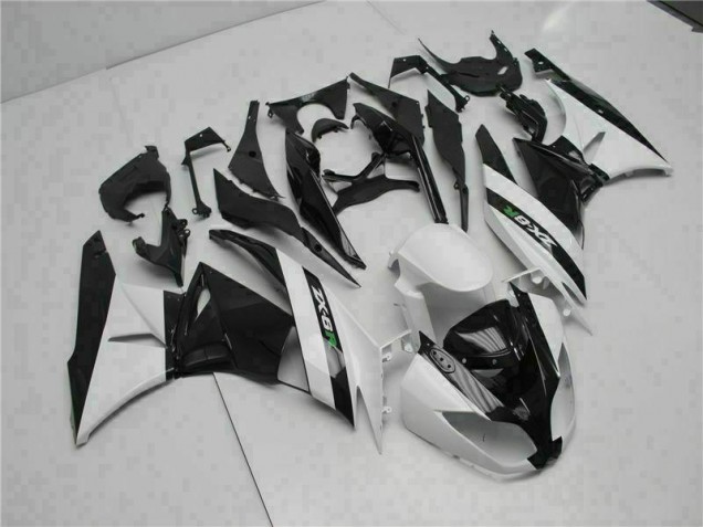 Buy 2009-2012 Black White Kawasaki ZX6R Motorcycle Fairings Canada Buy 2009-2012 Black White Kawasaki ZX6R Motorcycle Fairings Canada