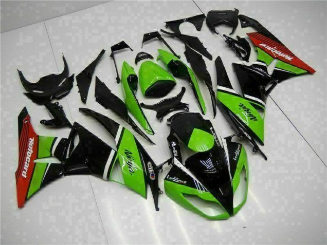 Buy 2009-2012 Green Black Red Kawasaki ZX6R Bike Fairing Canada Buy 2009-2012 Green Black Red Kawasaki ZX6R Bike Fairing Canada