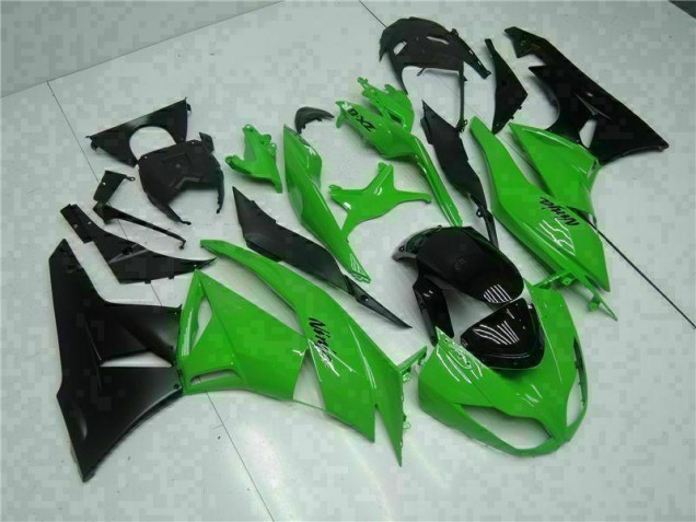 Buy 2009-2012 Black Green Kawasaki ZX6R Motorcycle Bodywork Canada