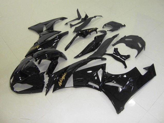 Buy 2009-2012 Black with Gold Sticker Kawasaki ZX6R Motorbike Fairing Canada Buy 2009-2012 Black with Gold Sticker Kawasaki ZX6R Motorbike Fairing Canada