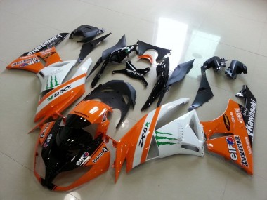 Buy 2009-2012 Orange Monster Kawasaki ZX6R Motorcycle Replacement Fairings Canada