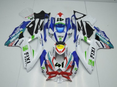 Buy 2009-2016 Fixi Light Blue Suzuki GSXR 1000 K9 Replacement Fairings Canada