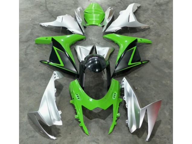 Buy 2011-2021 Green Silver Suzuki GSXR 600/750 Bike Fairing Kit Canada Buy 2011-2021 Green Silver Suzuki GSXR 600/750 Bike Fairing Kit Canada