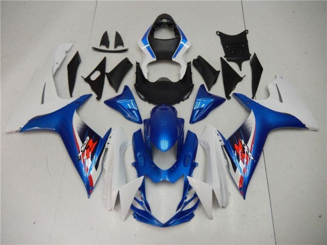 Buy 2011-2021 Blue White Suzuki GSXR 600/750 Motorcycle Replacement Fairings Canada Buy 2011-2021 Blue White Suzuki GSXR 600/750 Motorcycle Replacement Fairings Canada