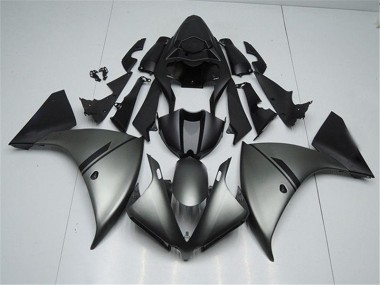 Buy 2012-2014 Matte Grey Black Yamaha YZF R1 Replacement Fairings Canada