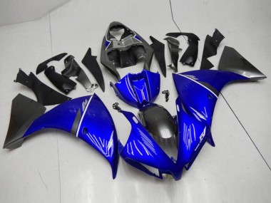 Buy 2012-2014 Black Blue Yamaha YZF R1 Bike Fairing Kit Canada