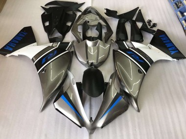 Buy 2012-2014 Silver Blue Yamaha YZF R1 Motorbike Fairing Kits Canada