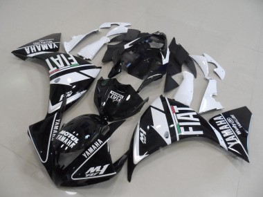 Buy 2012-2014 Black White Fiat Yamaha YZF R1 Motorbike Fairings Canada