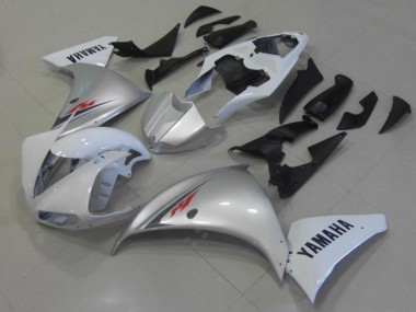 Buy 2012-2014 White Silver Yamaha YZF R1 Motorcycle Fairings Canada