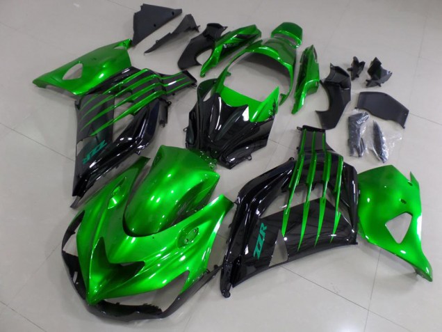 Buy 2012-2021 Candy Green and Black Kawasaki ZX14R ZZR1400 Motorcycle Fairings Kits Canada Buy 2012-2021 Candy Green and Black Kawasaki ZX14R ZZR1400 Motorcycle Fairings Kits Canada