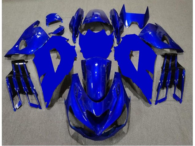 Buy 2012-2021 Blue Black Kawasaki ZX14R ZZR1400 Motor Fairings Canada Buy 2012-2021 Blue Black Kawasaki ZX14R ZZR1400 Motor Fairings Canada