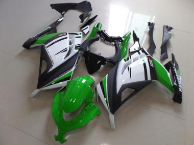 Buy 2013-2016 Green Black and White Kawasaki ZX300R Motorcycle Fairing Canada