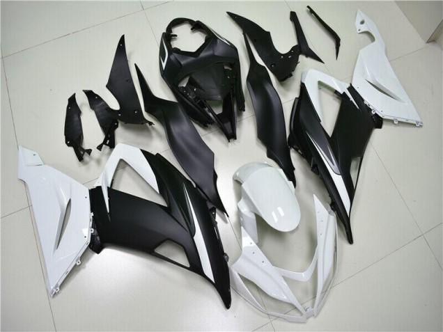 Buy 2013-2018 White Black Kawasaki ZX6R Motorbike Fairings Canada