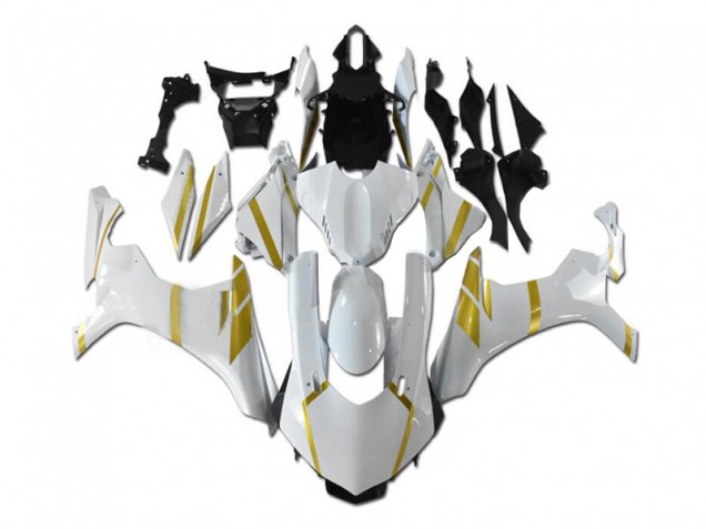 Buy 2015-2019 White Gold Yamaha YZF R1 Motorbike Fairing Kits Canada Buy 2015-2019 White Gold Yamaha YZF R1 Motorbike Fairing Kits Canada