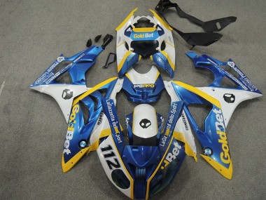 Buy 2009-2014 White Blue GoldBet 112 BMW S1000RR Motorbike Fairing Canada