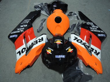 Buy 2004-2005 Black Orange Repsol Honda CBR1000RR Motor Bike Fairings Canada