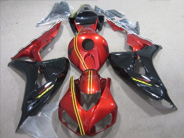 Buy 2006-2007 Black Red Yellow Honda CBR1000RR Motorcycle Replacement Fairings Canada