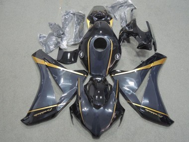Buy 2008-2011 Black Gold Fireblade Honda CBR1000RR Motorbike Fairing Kits Canada