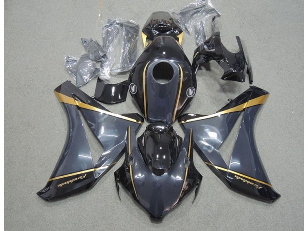 Buy 2008-2011 Black Gold Fireblade Honda CBR1000RR Motorbike Fairing Kits Canada