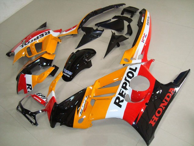 Buy 1995-1998 Orange Black Repsol Honda CBR600 F3 Motorbike Fairings Canada