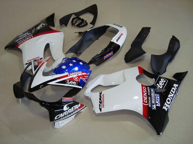 Buy 2004-2007 White Blue DENSO HRC Carrera Honda CBR600 F4i Bike Fairing Canada Buy 2004-2007 White Blue DENSO HRC Carrera Honda CBR600 F4i Bike Fairing Canada