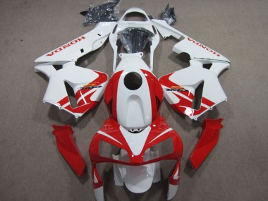 Buy 2003-2004 White Red Honda CBR600RR Motorcycle Fairing Kits Canada